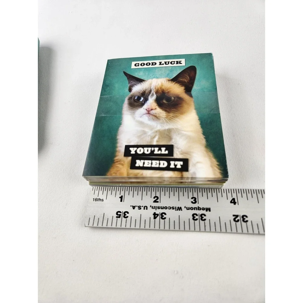 20 GRUMPY‎ CAT No Note Cards Envelope Set Internet Meme Funny Kitty Feline Art